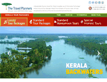 Tablet Screenshot of keralatourpackages.com