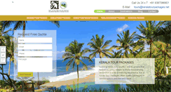 Desktop Screenshot of keralatourpackages.net