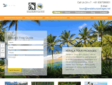 Tablet Screenshot of keralatourpackages.net